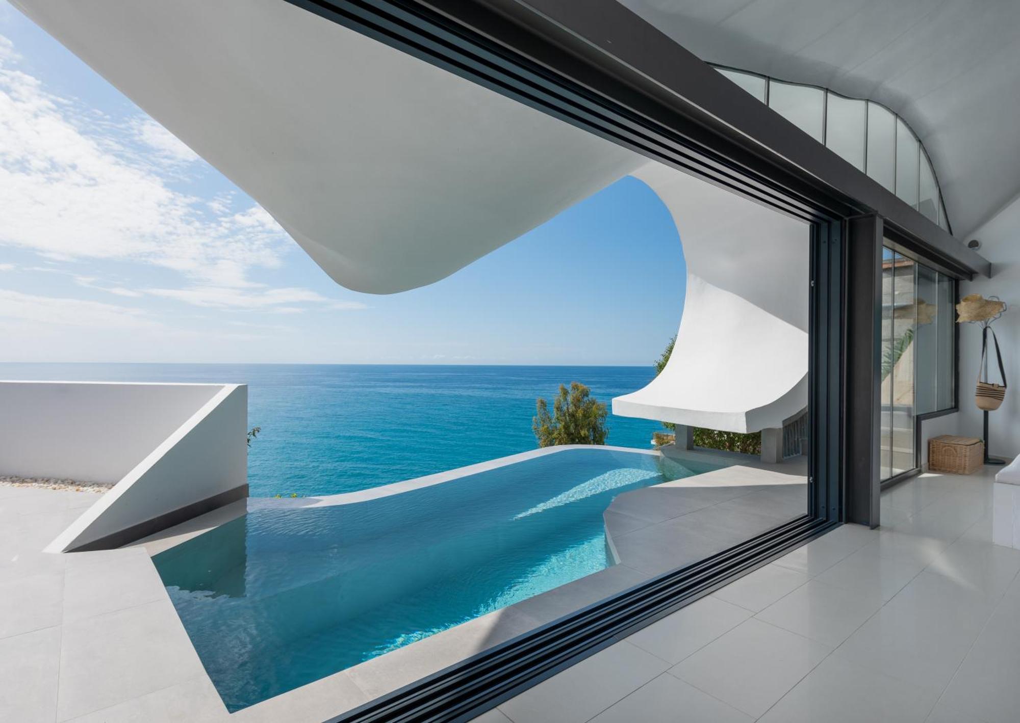 Rentitspain Casa Del Acantilado Piscina Climatizada 살로브레나 외부 사진