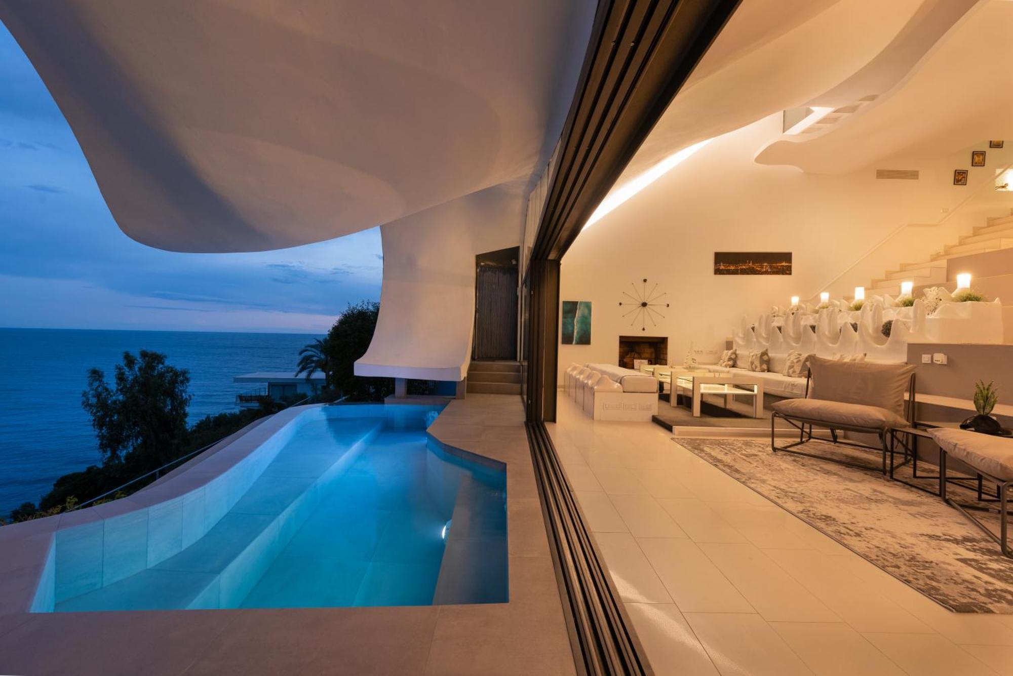 Rentitspain Casa Del Acantilado Piscina Climatizada 살로브레나 외부 사진