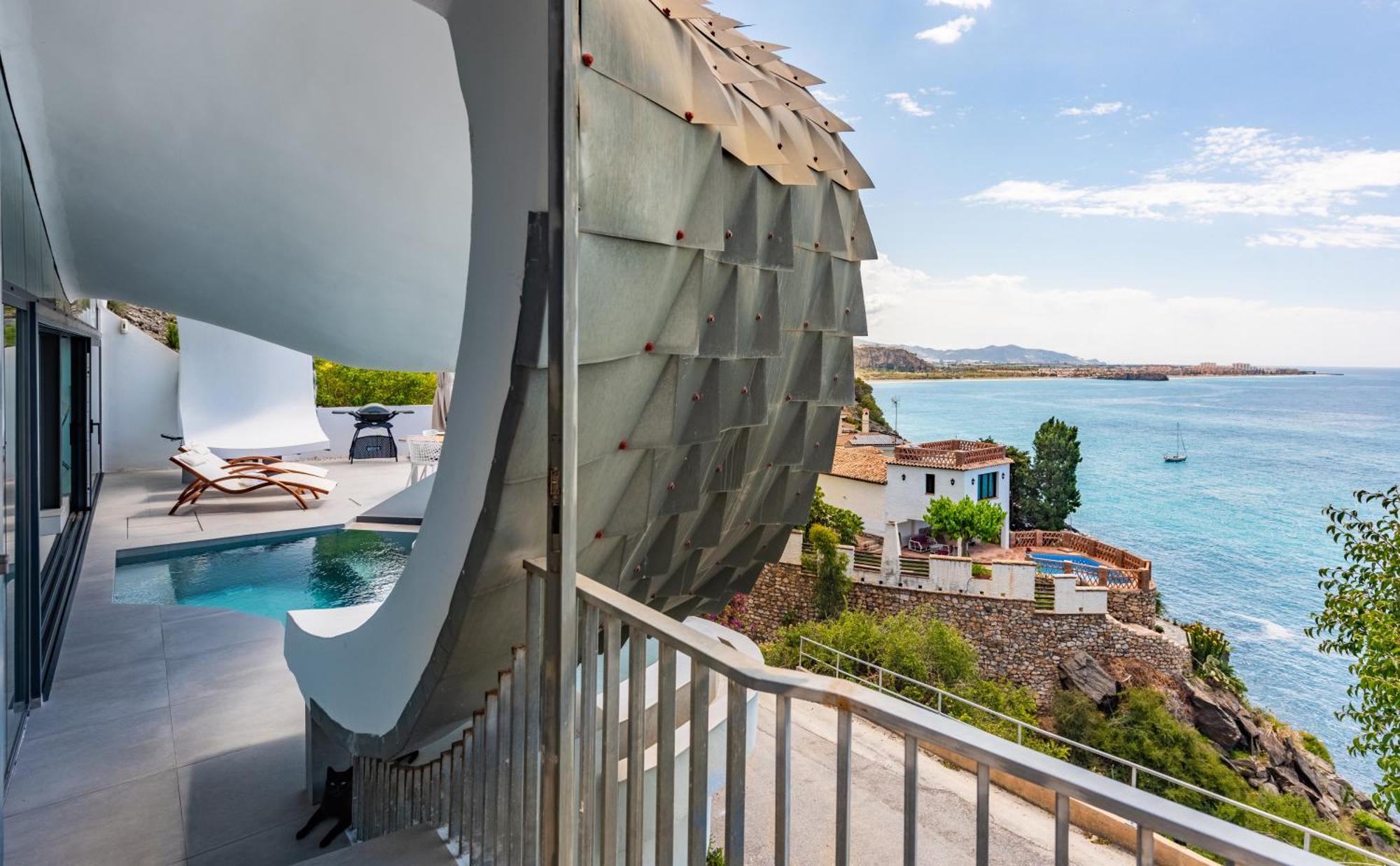Rentitspain Casa Del Acantilado Piscina Climatizada 살로브레나 외부 사진